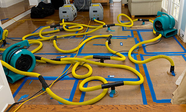 Professional Crawl Space Water Removal technician working in Delhi, CA